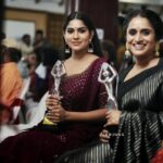 Swasika Instagram - Happy to receive the Kerala Film Critics Award for the Best Supporting Actress Role for Vaasanthi . Vaasanthi is and always will be my favourite forever. I feel deeply honored to hold this award in my hands . Thanks to the entire team of Vaasanthi for entrusting me with the role and also a heartfelt Thank you to the jury for the selecting me as an awardee . As I always say, these are just milestones in my life and I have more miles to go before I sleep . Thank you 😊 🙏 Mua : @abilashchickumakeupartist Costume : @rashmi.muraleedharan Stylist : @rashmimuraleedharan Pic : @bijuyoyo #swasika #swasikavj #keralafilmcriticsaward #vaasanthi #vasanthi #bestsupportingactress #malayalamactress
