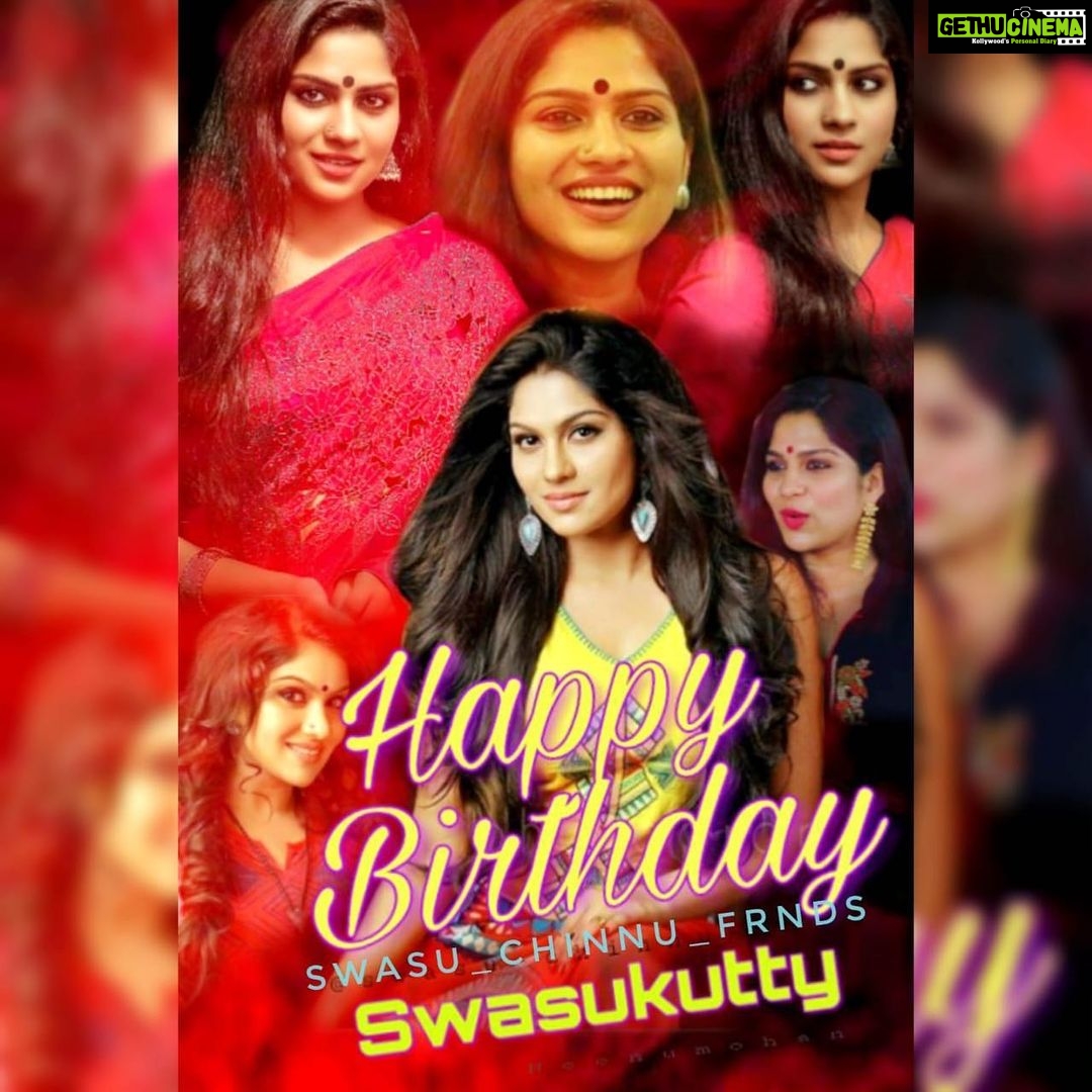 Swasika Instagram - Thank u all my friends for this surprise For this birthday dp challenge Nd thank uu fr the efforts I felt so blessed nd happy π #birthdaygirl #happiness #fans #supporters#friends#thankful @all_kerl_swasika_lakshmi_frnds