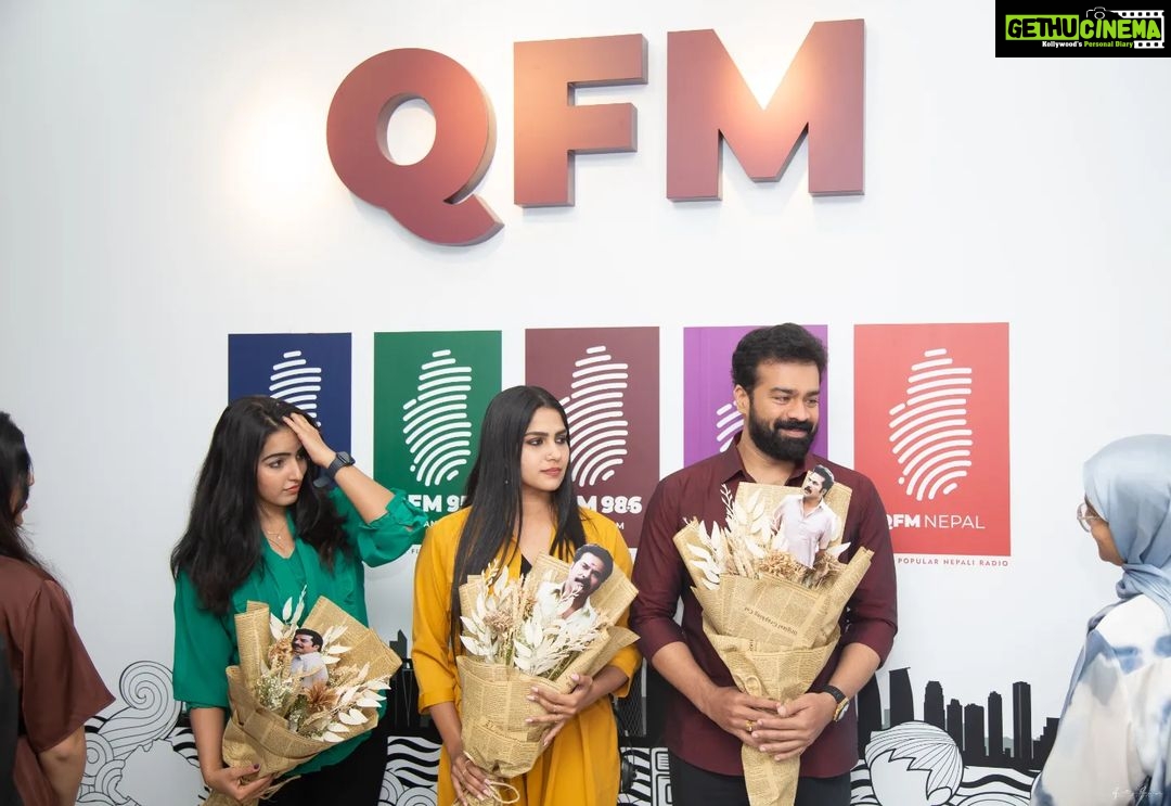 Swasika Instagram - Thank you @mfwai_qatar and @qfm @malayalam986 Qatar for the warm welcome and hospitality,and proud to be a small part of CBI 5 @malavikacmenon @arjunnandhakumar #mammootty #cbi5 #swasika #malavikacmenon #arjunnandakumar #mamoottyfansqatar