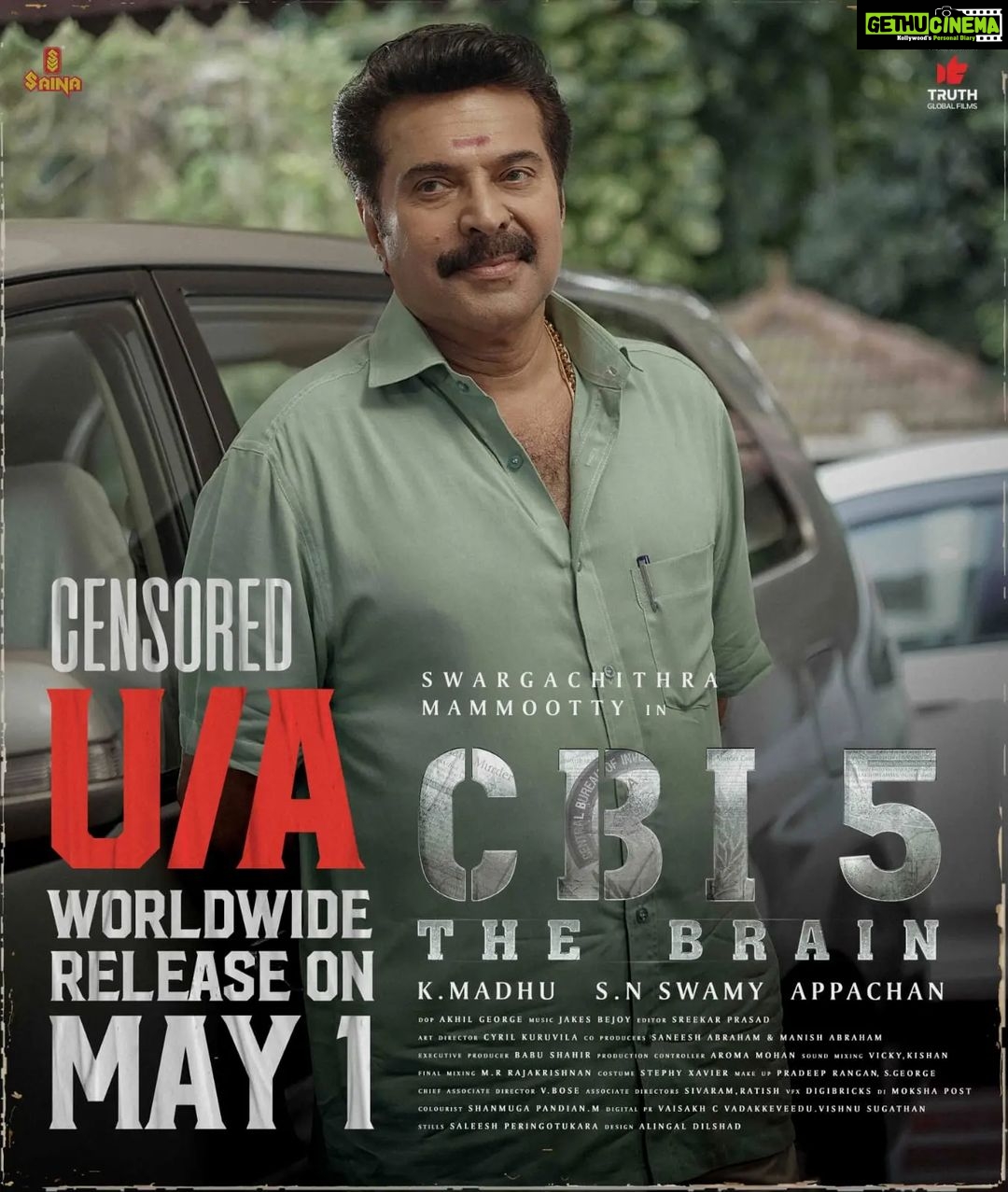 Swasika Instagram - Superexcited to be a part of this movie and super excited to watch it in big screen . The film will release worldwide in theaters on May 1, 2022. C u in Theaters. @mammootty @directorkmadhuofficial @ snswamy @ swargachitraappachan #swasikavj #cbisethuramaiyer #cbi5 #mammootty