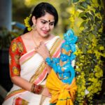 Swasika Instagram – Happy vishu 

@photography_como 
Wearing @thebrandstorebyfebitha