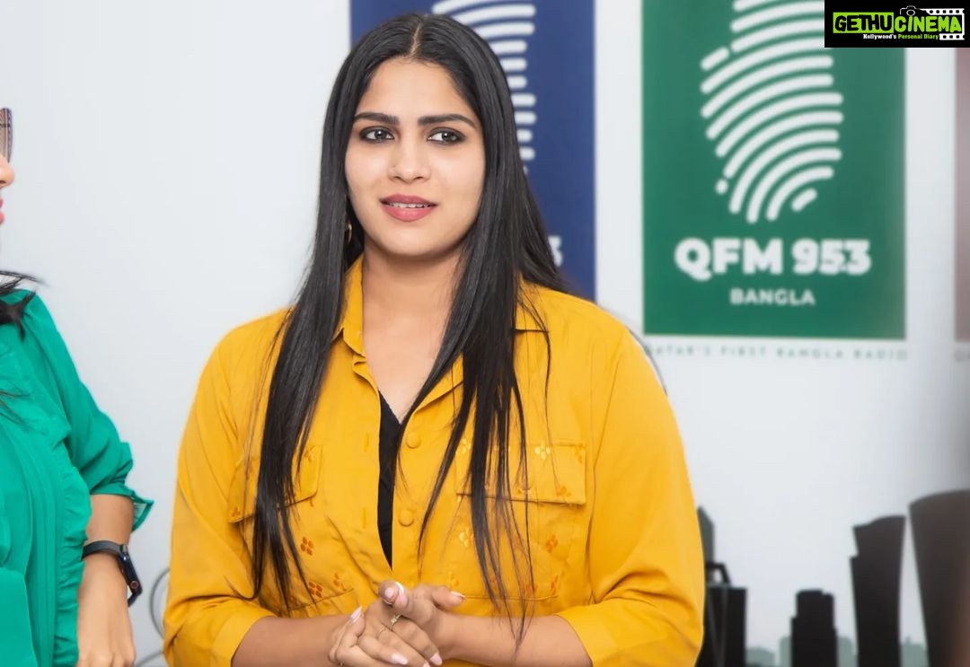 Swasika Instagram - Thank you @mfwai_qatar and @qfm @malayalam986 Qatar for the warm welcome and hospitality,and proud to be a small part of CBI 5 @malavikacmenon @arjunnandhakumar #mammootty #cbi5 #swasika #malavikacmenon #arjunnandakumar #mamoottyfansqatar
