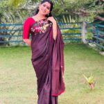 Swasika Instagram - Wearing this beautiful embroidery saree from🥻 @blaze__designs