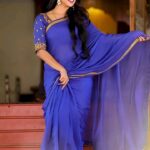 Swasika Instagram - 💙 Styling @jaffarimaam Saree @shesdesigns Makeup @mukeshmuralimakeover Photo @nithinznith_photography_ Earrings @planetjewel #swasika #swasikavj #swasikamalayalamactress #swasikaactress #malayalamactress #bluesaree