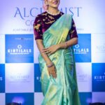 Swasika Instagram - At today's inaugration ceremony of @kirtilalsonline , alchemist collections. Happy to be a part of it . @jayanthiballal Stylist : @rashmimuraleedharan Mua : @sajitha.kazmara Photography: @athmi_capture Event Co-ordinator: @dalu_krishnadas #kirtilalsonline #kirtilal #swasika #inaugration