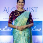 Swasika Instagram - At today's inaugration ceremony of @kirtilalsonline , alchemist collections. Happy to be a part of it . @jayanthiballal Stylist : @rashmimuraleedharan Mua : @sajitha.kazmara Photography: @athmi_capture Event Co-ordinator: @dalu_krishnadas #kirtilalsonline #kirtilal #swasika #inaugration
