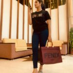 Swasika Instagram - A new day and a new start for the Chathuram Promotions. Clicks : @rashmimuraleedharan #chathuram_square #moviepromotions #christiandior #fendi #swasikavj #chathuram #malayalammovie