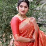 Swasika Instagram - For the love for traditional looks . Muse : @swasikavj Saree: @atmasignature Ornaments: @inikacollections Makeup : @abilashchickumakeupartist Photography: @midhinlal #swasika #swasikavj #swasikavlogs #swasikavijayactress #abilashchickumakeupartist