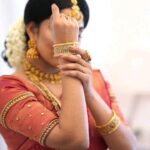 Swasika Instagram - Blings , Bliss and the Bridal Look ! A bridal makeover shoot for @divzz_makeup_studio #swasikavj #swasika #swasikvlogs #bridallook #bridesofkerala #bridesofindia