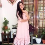 Swasika Instagram - ''Pink is always in season ''. A day at home. Dress : @lepapillonkochi5 ,Thank you for this beautiful dress . #swasikavj #swasika #swasikavlogs #swasikaproductions #malayalamactress