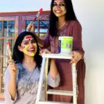 Swasika Instagram - Some snaps from the painting fun we had during the DIY home decors day ! #swasikavj #swasika #swasikavlogs #swasikavijayactress #diyhomedecors