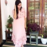 Swasika Instagram - ''Pink is always in season ''. A day at home. Dress : @lepapillonkochi5 ,Thank you for this beautiful dress . #swasikavj #swasika #swasikavlogs #swasikaproductions #malayalamactress