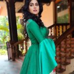 Swasika Instagram - “If you look the right way, you can see that the whole world is a garden.” -Frances Hodgson Burnett Costume : @newwaveboutique , @vineeth_gopinathan Makeup : @mukeshmuralimukesh Stylist : @nithinju @sree_0203 #swasikavj #Swasika #swasika #swasikavlogs #swasikaproductions #redcarpet #amritatv #starmagic #greendress #floraldesign