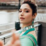 Tamannaah Instagram - Miss B in her Bollywood avatar💃🏻 #missbinmelbourne #iffm @iffmelbourne Outfit - @taruntahiliani Earrings - @anayah_jewellery Ring - @inezeofficial Stylist - @stylebyami with @tanyamehta27 Hair and Make up - @florianhurel Genz Digital Tadka- @prathacanser_03 Managed by- @gunjanchandwani Photographer- @louis_amal