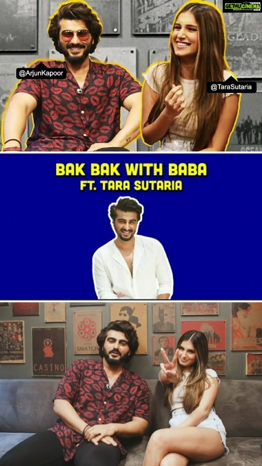 Tara Sutaria Instagram - Spicy Sutaria and Casual Kapoor are here for all the Bak Bak you need! 😎 #BakBakWithBaba @tarasutaria #EkVillainReturns