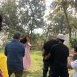 Tara Sutaria Instagram - When you get to improvise on set! 🌸🤍