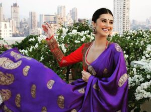 Tara Sutaria Instagram - Happy Diwali, everyone! Here’s to a joyous and wonderful year for us all✨ Be well and safe.. 💜💫