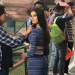 Tara Sutaria Instagram - In between takes for what was probably my first shot of SOTY2. Taken by @manishmalhotra05 who made the day more special just by being in it.. and @ayeshadevitre I miss you Ayeshi!!!! 🌸🦋