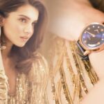 Tara Sutaria Instagram - The one accessory that matches my style perfectly is the all new Celestial Opulence by @Timex.india! It’s so unique with each and every detail beautifully handcrafted. Be it the leather strap, the swarovski crystals in the dial or the automatic movement! So don’t wait too long, just log onto to shop.timexindia.com today and add some sparkle in your life! #Timex #TimexIndia #CelestialOpulence