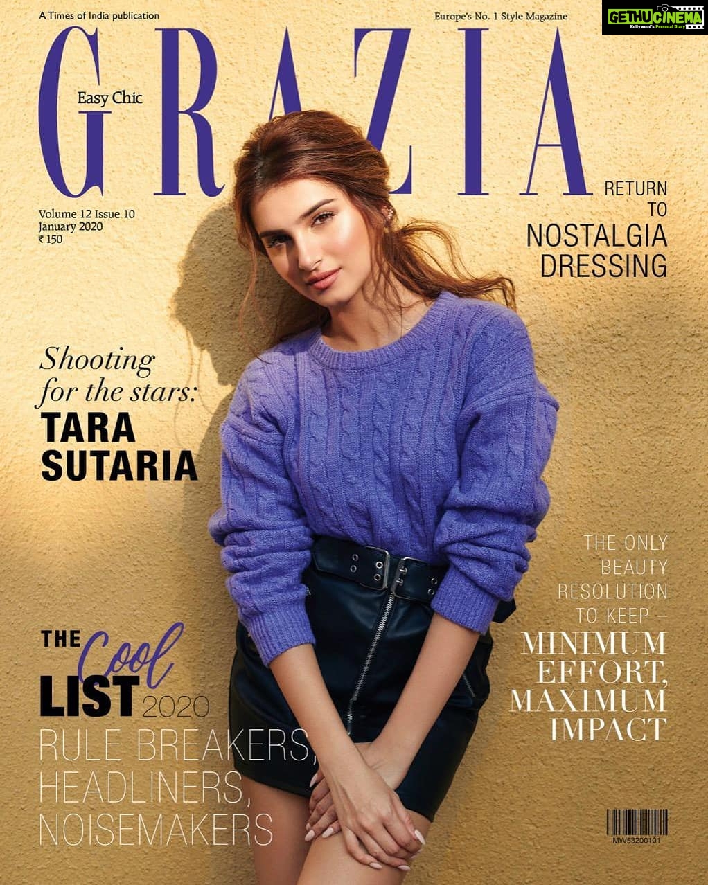 Tara Sutaria Instagram - 🌸 Welcoming the new year with @graziaindia 🌸 2020, lets go!!!