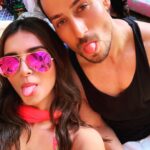 Tara Sutaria Instagram - Happy Birthday to my fav cub and devilishly handsome friend.. ( The pictures say it all ) 😂🤦‍♀️ Stay like this always, T! But get your own shades @tigerjackieshroff