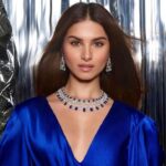 Tara Sutaria Instagram - Thrilled to be a part of the iconic @hazoorilallegacy family as their brand ambassador! I'm so excited to show you all what's to come this year & yes, #ImThatGirl 💎 Head over to @hazoorilallegacy to catch the first glimpse of our latest campaign. 🖤 #TaraSutariaForHazoorilalLegacy #HazoorilalLegacyxTaraSutaria