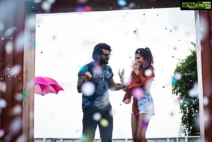 Tara Sutaria Instagram - This is us! You will often find us hungry, pinching each other’s cheeks, hungry again, telling terrible jokes (and laughing hysterically) making up ghastly nick names for each other… and then arguing because we need more food/a nap… @arjunkapoor how are we like this😒🤦♀️♥️