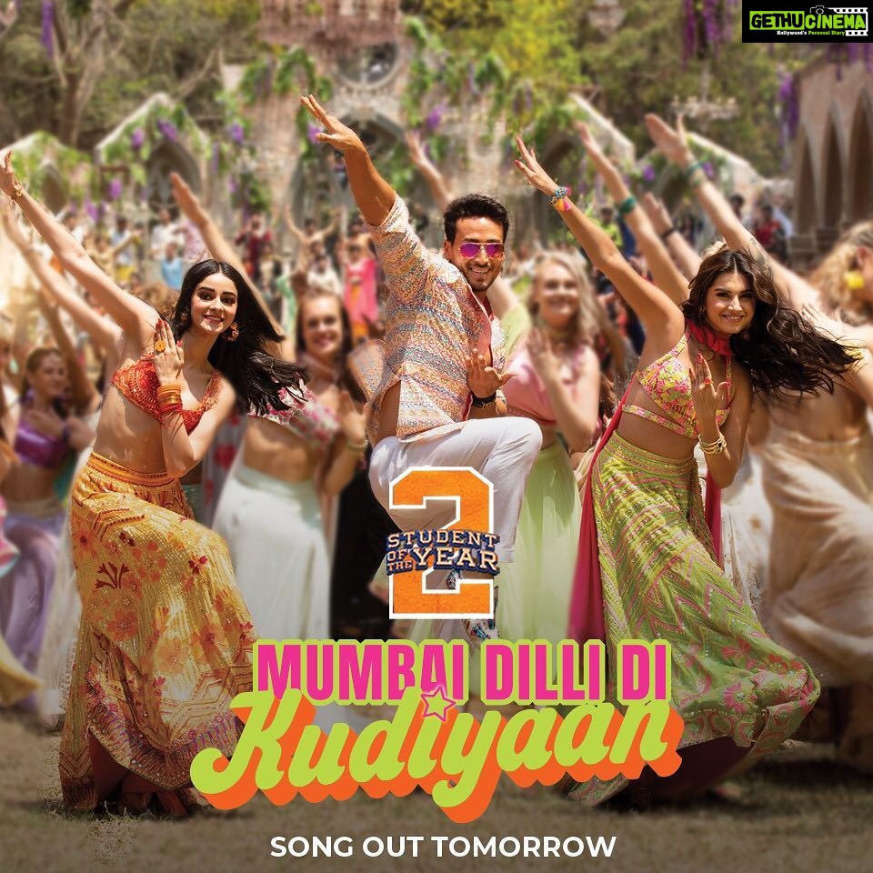 Tara Sutaria Instagram - Let’s dance!!! 🔥🔥🔥 #MumbaiDilliDiKudiyaan out tomorrow! @karanjohar @apoorva1972 @tigerjackieshroff @ananyapanday @punitdmalhotra @VishalDadlani @ShekharRavjiani @devnegilive @payaldevofficial @dharmamovies @foxstarhindi @zeemusiccompany #SOTY2