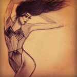 Tara Sutaria Instagram - Charcoal sketches were such a big part of my life! I’ve promised myself I’ll get back to it.. Thought I’d share some of the people I’ve drawn from when I was 11-18/19 🖤