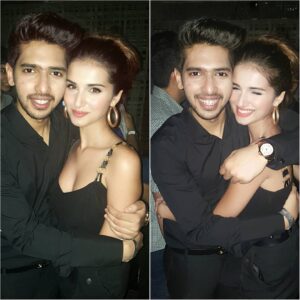Tara Sutaria Instagram - Old friends ( and duet partners ) are the best :) #CuddlesWithKuchilupuku Farzi Café, Kamala Mills
