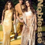 Tara Sutaria Instagram - Thank you @dabbooratnani and @noblesseindia #Repost @noblesseindia with @repostapp ・・・ #TheGoldenAge @noblesseindia presents the stars of tomorrow @shlokabirla @ahaanpandayy & @tarasutaria__ on our special cover and cover story. Styled by @deeghose Photographed by @dabbooratnani @supernamotwane #golden #trending #GenerationTakeover #friendshipisthenewvalentine