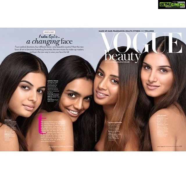 Tara Sutaria Instagram - VOGUE 🙏 @rosbelmonte Shot by the amazing @farrokhchothia #AlmostNoMakeUp