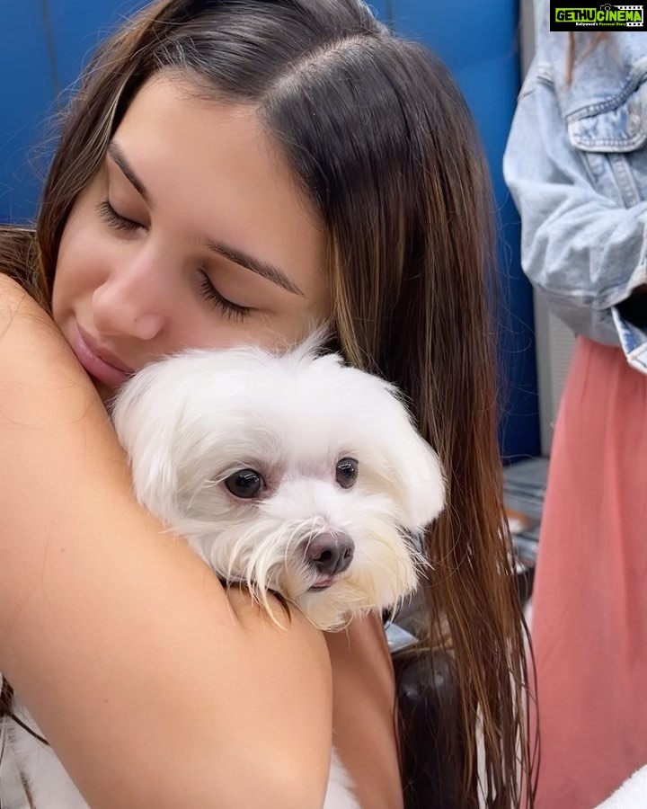 Tara Sutaria Instagram - Snuggling and squishing and kissing and licking!!! 🥹🤍