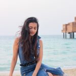 Tejasswi Prakash Instagram - Sky above...sand below...peace within 😇 . . . 📸 @kirz_photography #beach #please #lol Jumairah Beach, Dubai,UAE