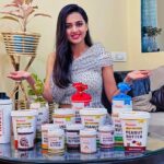 Tejasswi Prakash Instagram - Wondering the secret of my all time energy? 😋 Well, it’s this low-calorie and tasty range of products by @pintolapeanutbutter! So join my tribe and switch to the most versatile range of superfoods by @pintolapeanutbutter. These fresh, protein rich products are fibrous, 100% vegetarian and absolutely delicious ♥️ Chalo toh, grab yours from pintola.in, Amazon or Flipkart! ✨
