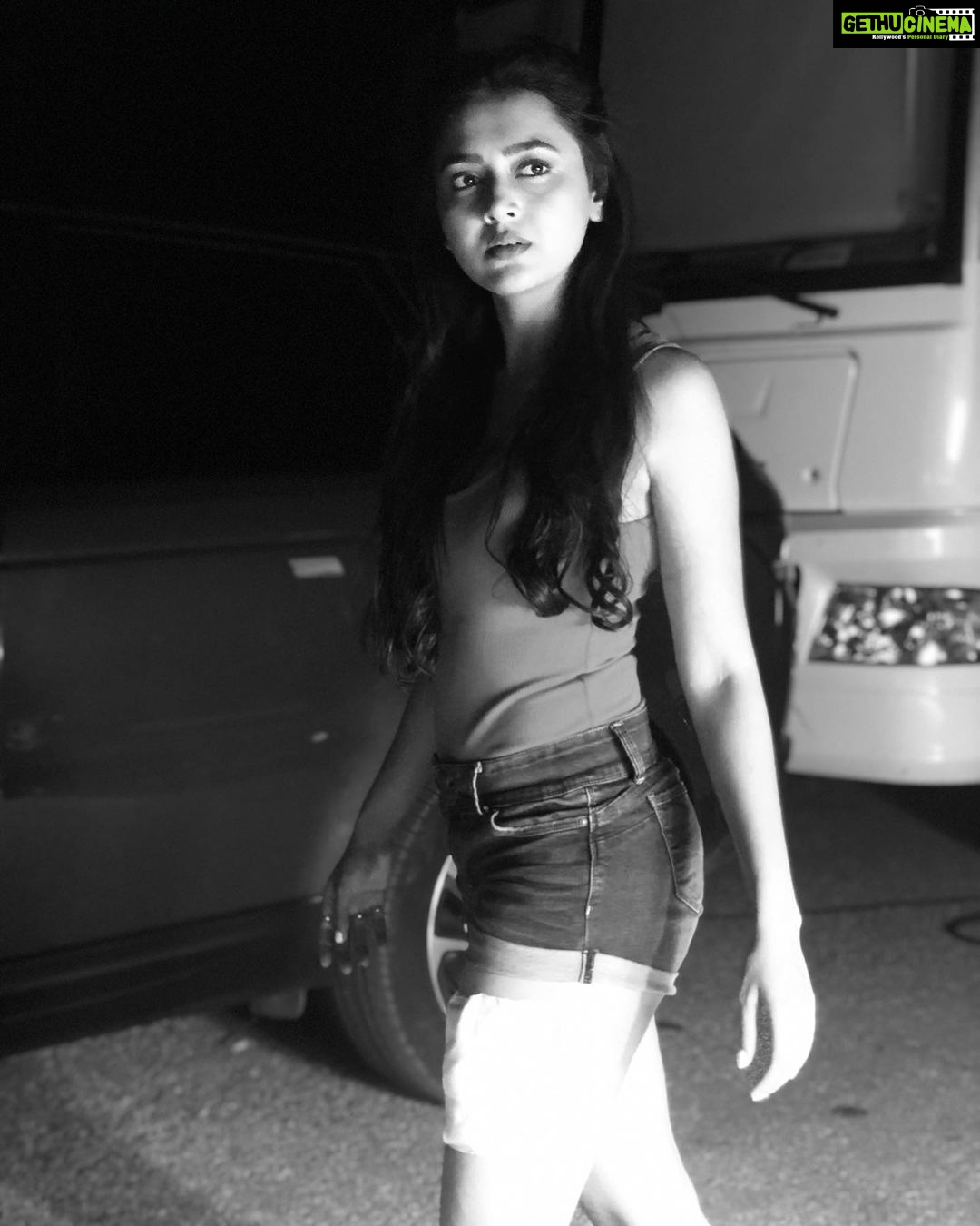 Tejasswi Prakash Instagram - I don’t stop when m tired...I stop when m done... . . #black #white #shadow Sofia, Bulgaria