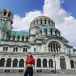 Tejasswi Prakash Instagram - Stand up...speak up...show up... . . #passion #peace #rush Outfit @pumaindia Styled by @saachivj Team @vanita_pari Alexander Nevsky Cathedral, Sofia