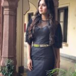 Tejasswi Prakash Instagram - Work to become not to acquire . . Outfit - @shreeyasomaiyalabel Heels @zara Styled by @saachivj Assisted by @nancyshahh @sanzimehta777 Umed Bhawan Palace