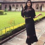 Tejasswi Prakash Instagram - Work to become not to acquire . . Outfit - @shreeyasomaiyalabel Heels @zara Styled by @saachivj Assisted by @nancyshahh @sanzimehta777 Umed Bhawan Palace