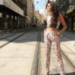 Tejasswi Prakash Instagram - Still round the corner... There may wait, a new road... Or a secret gate... . . Styling @stylebysujatasetiya Assissted by @avani_chouksey @soniajaiswall @manigosain8 Outfit @gaarah_official Footwear @thetrendytoes Jewellary@bellofox . . #waiting #train #nextstop Vitosha