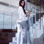 Tejasswi Prakash Instagram - Drink happy thoughts... . . Styling @stylebysujatasetiya Assissted by @avani_chouksey @rajulpitliya Outfit @thea_by_divyajain Footwears @thetrendytoes #travel #work #dowhatyoulove Hilton Sofia