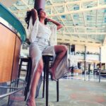 Tejasswi Prakash Instagram - Drink happy thoughts... . . Styling @stylebysujatasetiya Assissted by @avani_chouksey @rajulpitliya Outfit @thea_by_divyajain Footwears @thetrendytoes #travel #work #dowhatyoulove Hilton Sofia