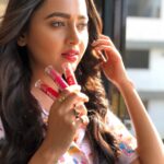 Tejasswi Prakash Instagram - Tried this life saviour new lip product... Brilliant at moisturizing and beautiful Color that doesn't let your glam go away! NIVEA COLORON Lip Crayon 😍😍😍... Available in three lovely shades Hot Pink, Pop Red and Coral Crush. The best part of the crayon is that it has a smooth, creamy easy glide texture and the color payoff can be increased with more swipes! #niveacrayoncolorandcare #getyourcoloron and if you wanna get it with discount use the coupon code tejs20 #niveaforyou The best part of nivea is that it’s long lasting and it changes shades with the number of coats you apply... Thank you @niveaindia @letspurplle for this beauty PC- @kunaljaisingh