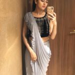 Tejasswi Prakash Instagram – Trusting the magic of new beginnings .
.
#newbeginnings #newjob #forme #tanil
Saree- @rajgharana.rg 
Styled by- @styledbyamit Kolhapur