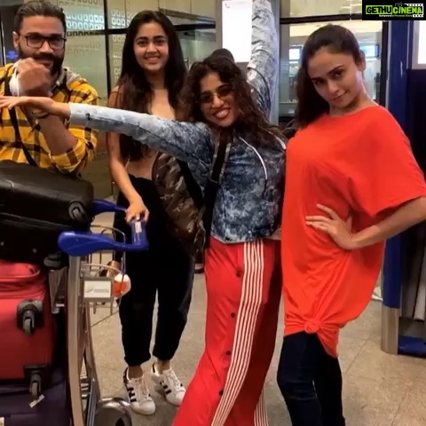 Tejasswi Prakash Instagram - New journey ❤️ . . #khatrokekhiladi10 #10players #1aim Mumbai Internartional Airport
