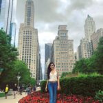 Tejasswi Prakash Instagram - Taking the city by storm and flamingo legs . . #chitown #thebean Chicago, Illinois