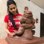 Tejasswi Prakash Instagram - Happy Ganesh Chaturthi . . This year was special coz I made my own ganuji all thanks to @raqeshbapat and the amazing squad @rithvik_d @imkaranwahi . . #ganpatibappamorya