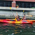Tejasswi Prakash Instagram - Thalassophile . . #waterbaby #kayaking #travel Charles River Esplanade