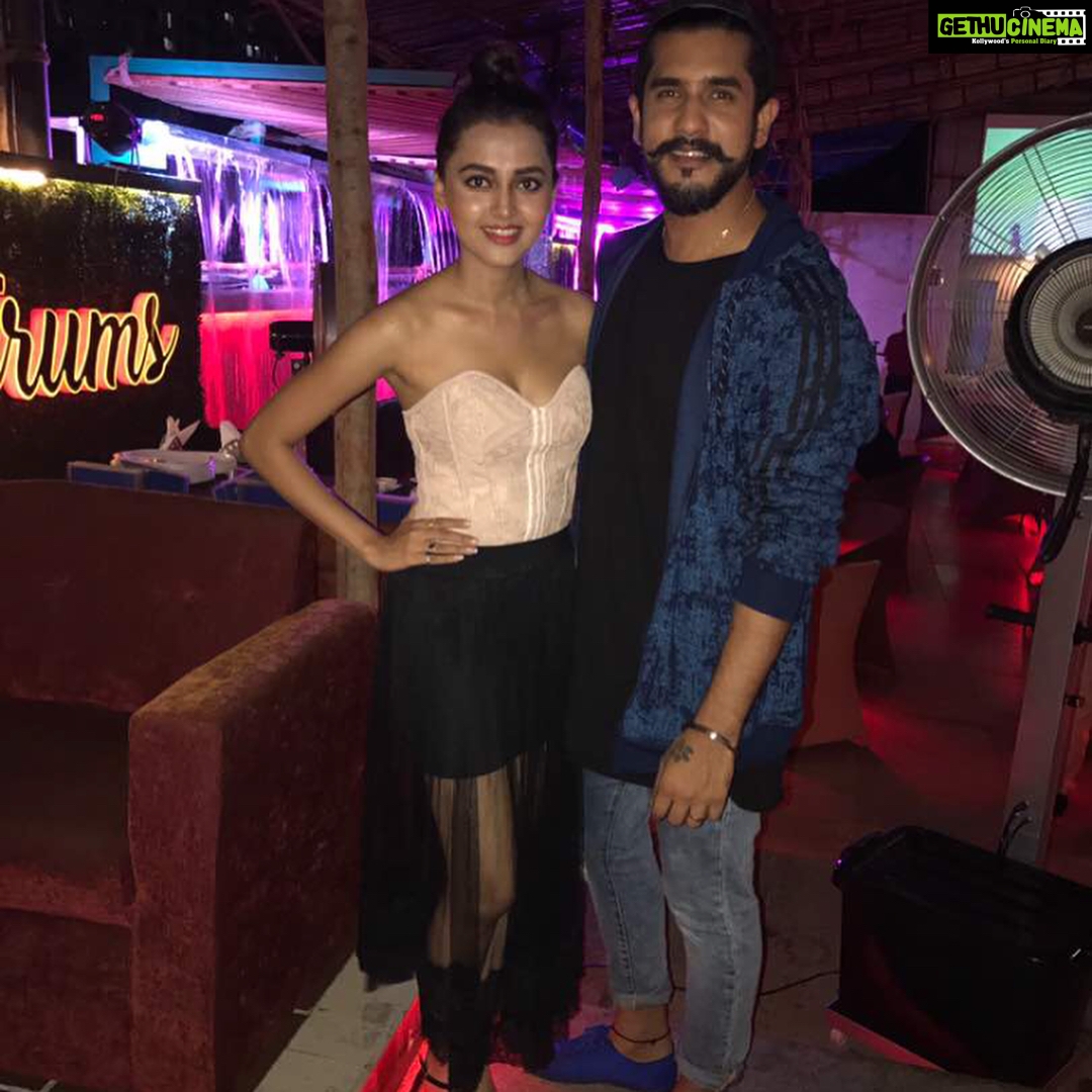 Tejasswi Prakash Instagram - My special ones❤️ Tantrums Bar & Cafe