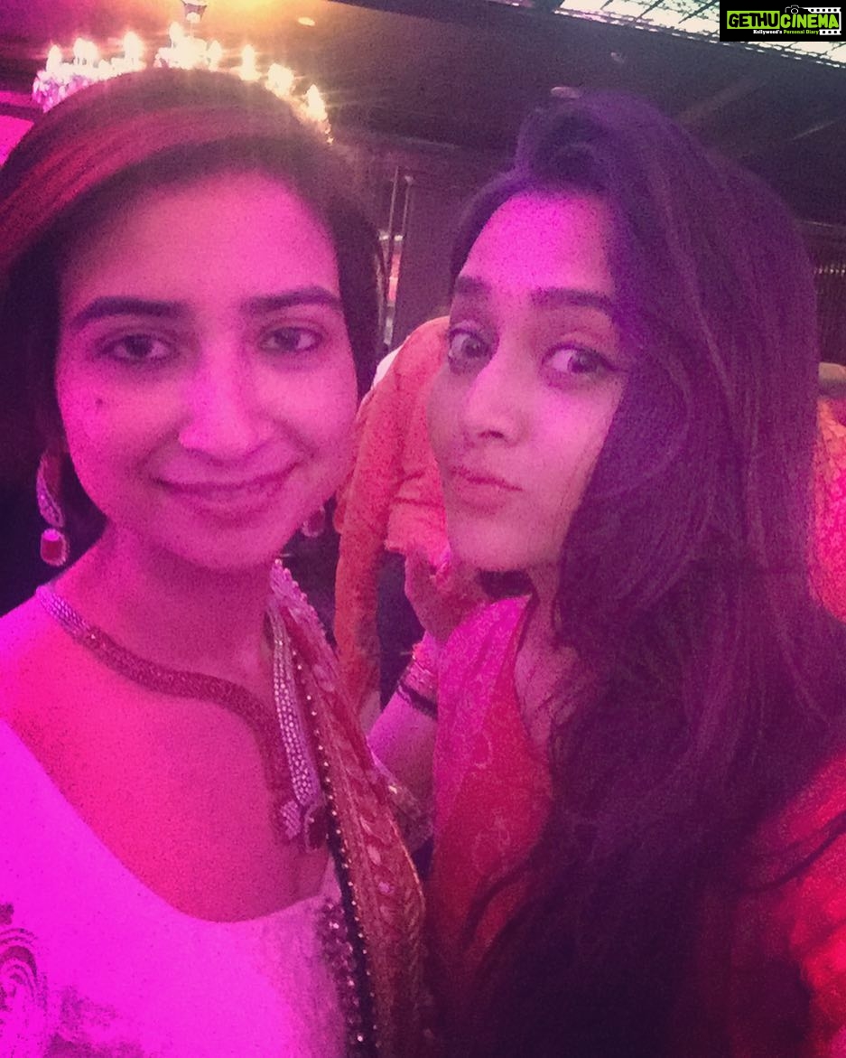 Tejasswi Prakash Instagram - You're my Lady Luck...and a fairy goddess (who u totally look like with that chandelier shining on you like a crown😇) who gave me a beautiful gift like Ragini...Ragini is always gonna be special to me...thank you so much ma'am @msrashmi2002_hyhggg